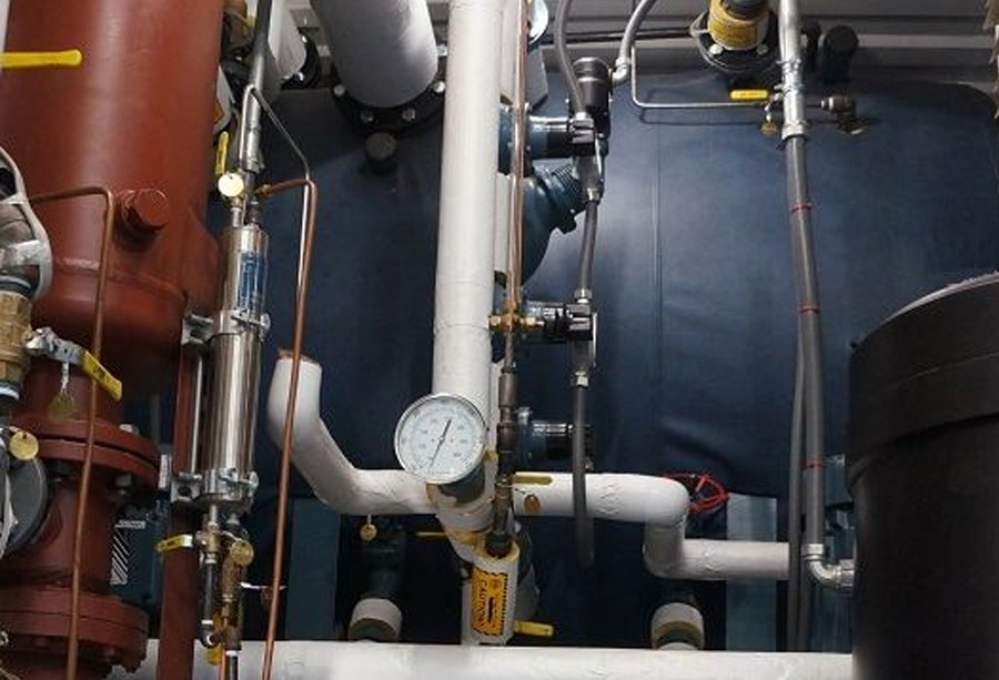 800 HP mobile boiler room for rent