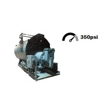 Used 150 Hp 4‐pass Wetback Boiler 
