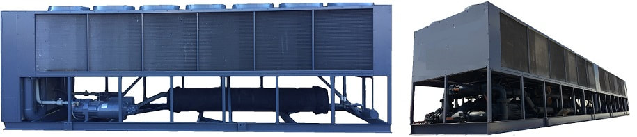 Used 200 to 400 ton air cooled chillers