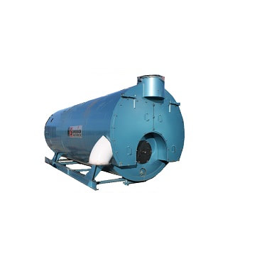 350 Hp 125psi Hot Water Used Boiler 