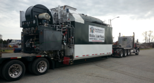 high capacity mobile steam boiler delivery